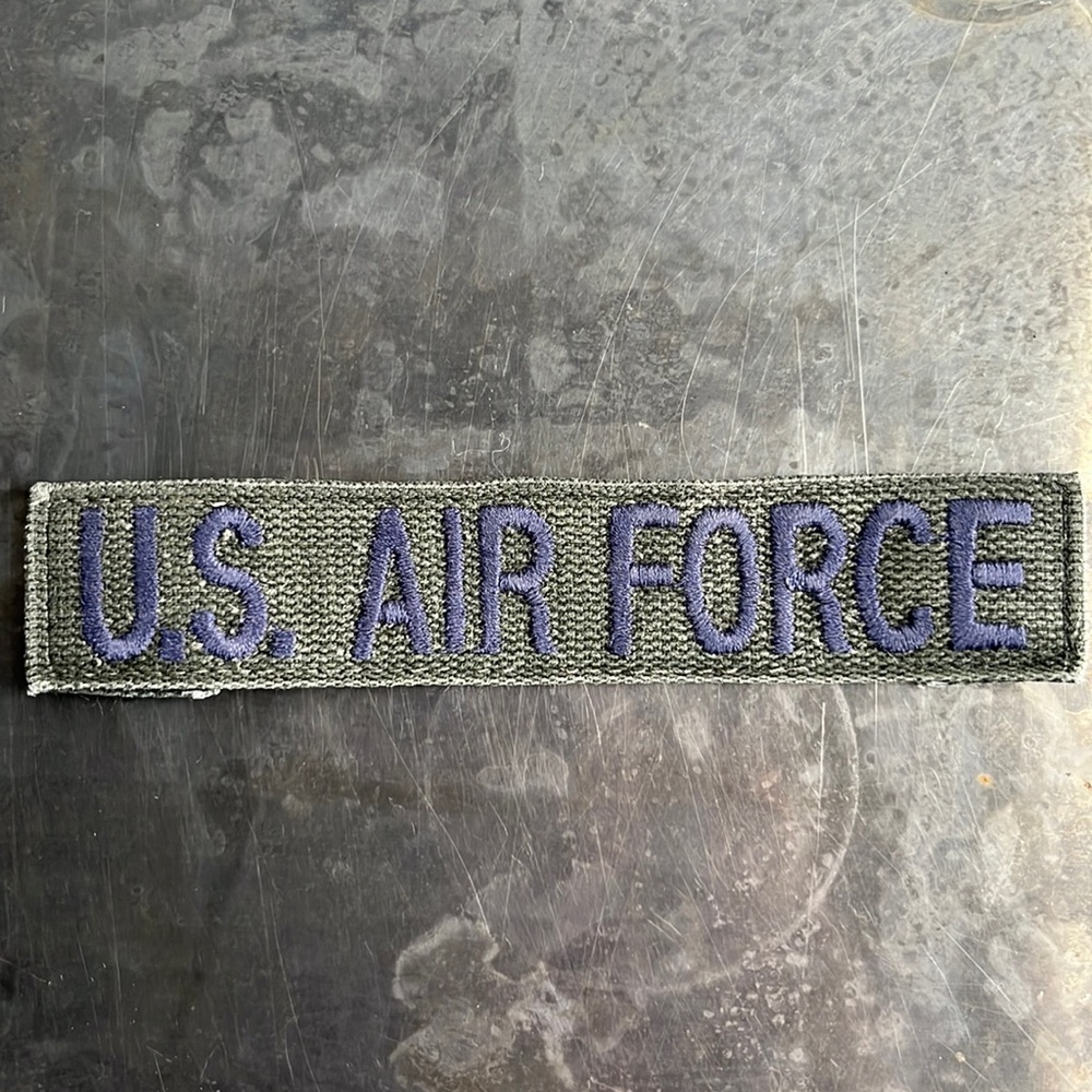 U.S. AIR FORCE embroidered tape patch - Vintage